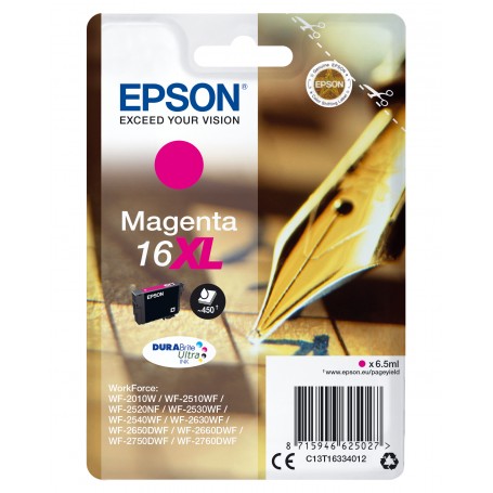 Epson Pen and crossword Cartuccia Penna e cruciverba Magenta Inchiostri DURABrite Ultra 16XL (C13T16334022)