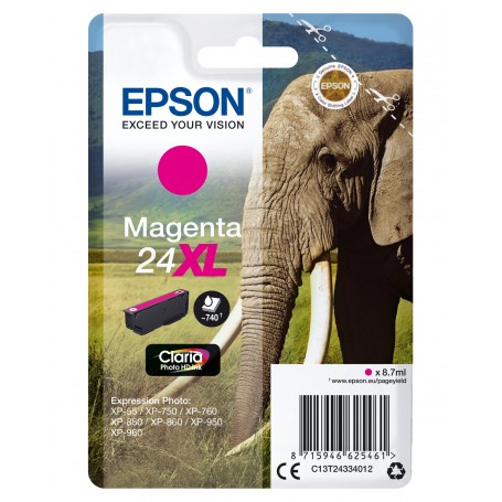 Epson Elephant Cartuccia Magenta XL (C13T24334012)