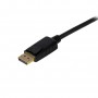StarTech.com Cavo da DisplayPort a VGA da 1,8 m - Cavo adattatore da DisplayPort a VGA attivo - Video 1080p - Cavo  (DP2VGAMM6B)