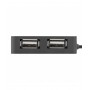 Vultech HU-04USB2 hub di interfaccia USB 2.0 480 Mbit/s Nero (HU-04USB2)