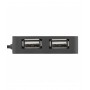 Vultech HU-04USB2 hub di interfaccia USB 2.0 480 Mbit/s Nero (HU-04USB2)