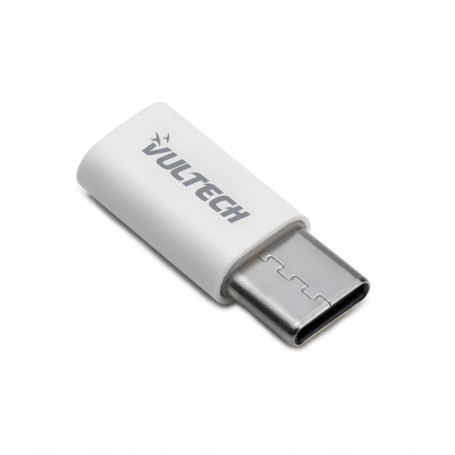 Vultech ADP-01P adattatore per inversione del genere dei cavi USB Type-C Micro-USB Bianco (ADP-01P)