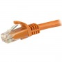 StarTech.com Cavo patch CAT6 da 7,5 m - Filo di rame al 100% - Connettore antistrappo - Arancione (N6PATC750CMOR)