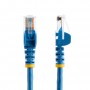StarTech.com Cavo di Rete da 50cm Blu Cat5e Ethernet RJ45 Antigroviglio (45PAT50CMBL)