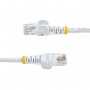 StarTech.com Cavo di rete CAT 5e - Cavo Patch Ethernet RJ45 UTP Bianco da 1m antigroviglio (45PAT1MWH)