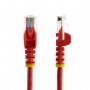 StarTech.com Cavo di Rete da 50cm Rosso Cat5e Ethernet RJ45 Antigroviglio (45PAT50CMRD)