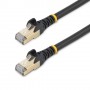 StarTech.com Cavo patch CAT6a da 1,5 m - Schermato (STP) - Filo di rame al 100% - Connettore antistrappo - Nero (6ASPAT150CMBK)