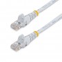 StarTech.com Cavo di Rete da 10m Bianco Cat5e Ethernet RJ45 Antigroviglio (45PAT10MWH)