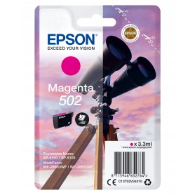 Epson Singlepack Magenta 502 Ink (C13T02V34010)