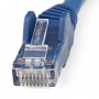 StarTech.com N6LPATCH3MBL cavo di rete Blu 3 m Cat6 U/UTP (UTP) (N6LPATCH3MBL)