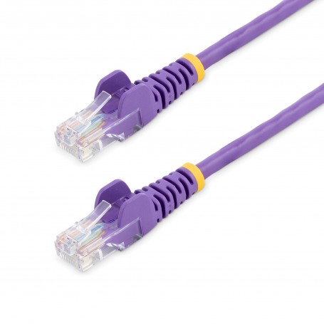 StarTech.com Cavo di Rete da 7m Viola Cat5e Ethernet RJ45 Antigroviglio (45PAT7MPL)