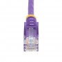 StarTech.com Cavo di Rete da 7m Viola Cat5e Ethernet RJ45 Antigroviglio (45PAT7MPL)