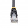 StarTech.com Cavo di Rete da 7m Nero Cat5e Ethernet RJ45 Antigroviglio (45PAT7MBK)