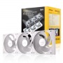 C120R ARGB WHITE 3PK REVERSE