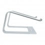 StarTech.com Supporto per PC Portatile da Scrivania in Alluminio/Argento supporta fino a 5 kg, Rialzo Ergo (LAPTOP-STAND-SILVER)