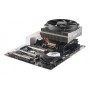 be quiet! Shadow Rock TF 2 Processore Refrigeratore 13,5 cm Nero, Rame, Argento
