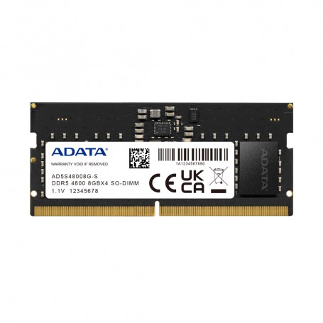 DDR5 8GB 4800 MHZ SO-DIMM ADATA CL40 1,1V (AD5S48008G-S)