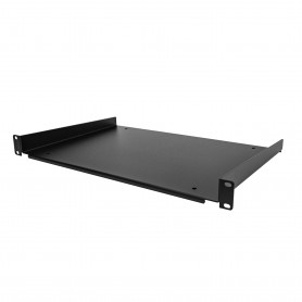 StarTech.com Mensola Rack 19" 1U - Ripiano per Armadio Rack 19" a sbalzo per Dispositivi e Apparecchiature (SHELF-1U-12-FIXED-S)