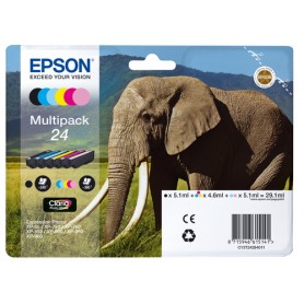 Epson Elephant Multipack 6-colours 24 Claria Photo HD Ink (C13T24284021)