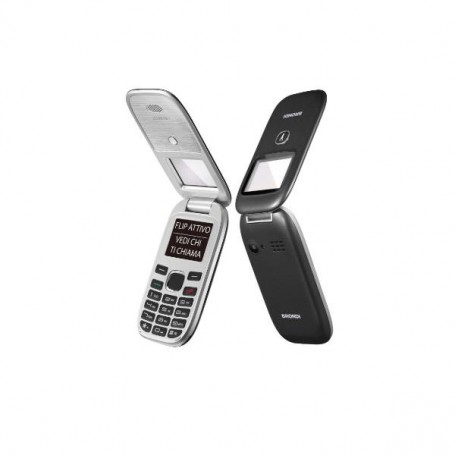 BRONDI CELLULARE WINDOW+ CLAMSHELL DUAL SIM 1,77" GSM QUADRI BAND NERO (10278090)