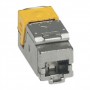 Legrand 033773 cavo di collegamento RJ-45 Acciaio, Giallo (LG-033773)