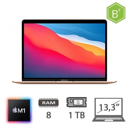 MBA 13,3 (2020)M1-8C/8/1TB/7C GPU/GLD/2Y - B