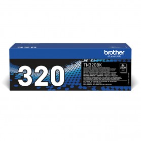 Brother TN320BK cartuccia toner 1 pz Originale Nero (TN320BK)