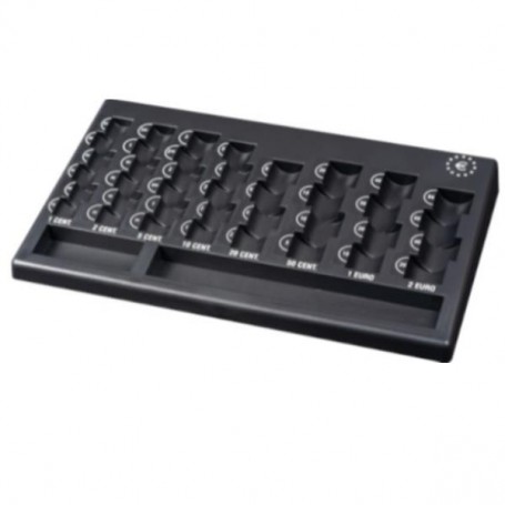 VASSOIO PORTAMONETE EURO NERO (3424A)