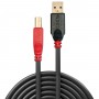 Lindy 42762 cavo USB 15 m USB 2.0 USB A USB B Nero, Rosso (42762)