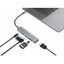 Conceptronic DONN02G hub di interfaccia USB 3.2 Gen 1 (3.1 Gen 1) Type-C 5000 Mbit/s Alluminio (DONN02G)