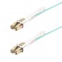 StarTech.com Cavo in fibra ottica multimodale OM4 LC a LC (UPC) con linguette push-pull, 3m, 50/125µm, Reti 100G, Insensibile a
