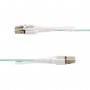StarTech.com Cavo in fibra ottica multimodale OM4 LC a LC (UPC) con linguette push-pull, 3m, 50/125µm, Reti 100G, Insensibile a