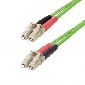 StarTech.com Cavo in Fibra Ottica Multimodale da LC a LC (UPC) OM5 da 2m, Cavo Patch Duplex LOMMF 50/125µm, VCSEL, 40G/100G, In