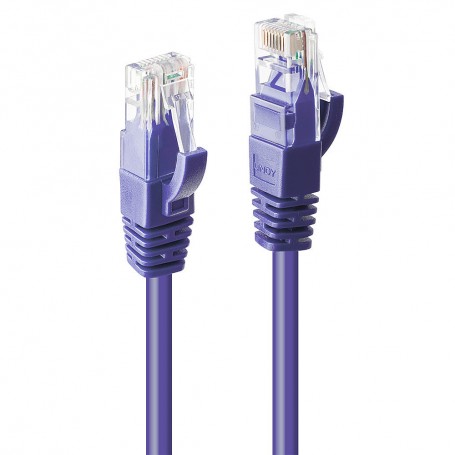 Lindy 48124 cavo di rete Viola 3 m Cat6 U/UTP (UTP) (48124)
