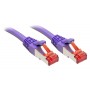 Lindy Rj45/Rj45 Cat6 1.5m cavo di rete Viola 1,5 m S/FTP (S-STP) (47823)