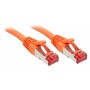 Lindy RJ-45 Cat.6 S/FTP 1m cavo di rete Arancione Cat6 S/FTP (S-STP) (47807)