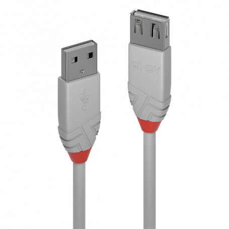 Lindy 36711 cavo USB 0,5 m USB 2.0 USB A Grigio (36711)