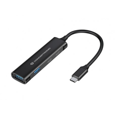 4-PORT USB 3.0 HUB  2 USB-C 2USB A