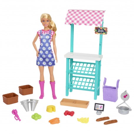 BARBIE MERCATO FRUTTA E VERDURA (HCN22)