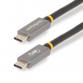 StarTech.com Cavo USB4 da 1 m, Cavo USB Type-C Certificato USB-IF, 40 Gbps, cavo di ricarica e trasferimento dati USB-C, 100W Po