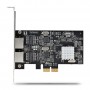 StarTech.com Scheda di rete 2.5 Gigabit a 2 porte - Scheda Ethernet PCIe da 2,5 Gbps NBASE-T, Intel I225-V, Scheda di rete per P