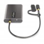 StarTech.com Adattatore da USB-C a HDMI - Convertitore da USB tipo C o A a 2x HDMI per laptop - 4K 60Hz 100W Power Delivery Pass