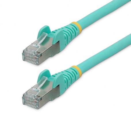 StarTech.com Cavo Ethernet CAT 6a - 3m - Acqua - Cavo di rete LAN Low Smoke Zero Halogen (LSZH) - 10GbE 500MHz 100W PoE++ - Filo