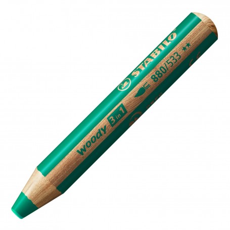 STABILO woody 3 in 1 Verde 1 pz