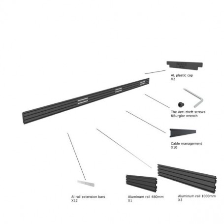 PRO SERIES PART BINARIO 348 CM NERO