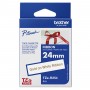 Brother TZE-R254 nastro per etichettatrice Oro su bianco