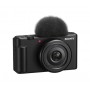Sony Vlog camera ZV-1F di | Fotocamera digitale (schermo orientabile, video in 4K, slow motion, funzionalità per vlog) - Nera
