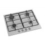 PIANO GAS 60CM 4F INOX
