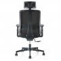 SEDIA VERTIGO NERO - IGNIFUGO CL1
