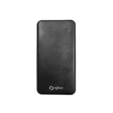 POWER BANK IGLOO CAPACITA' 10.000 MAH NERO OPACO
